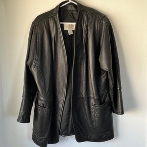 Vintage leather jacket- Medium- excellent condition